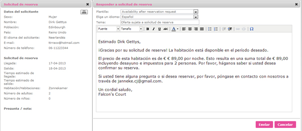 Guia Rapida Parte 1 Responder A Solicitudes De Reserva Bed And Breakfast Propietarios Blog Bedandbreakfast Eu