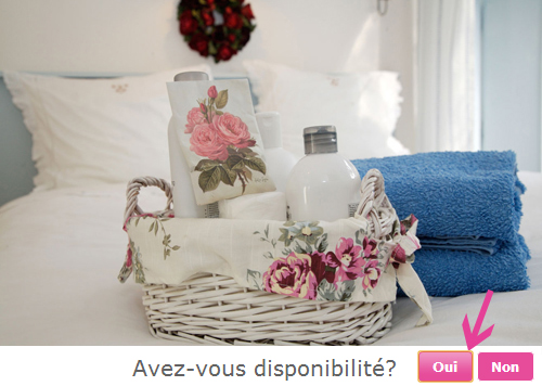 Chambre d'hôtes promotion Système de réservations de B&B